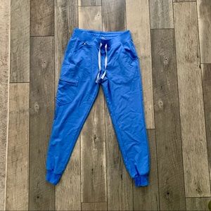 Womens FIGS SIZE SMALL JOGGERS LIKE NEW. Worn once. Ceil blue.